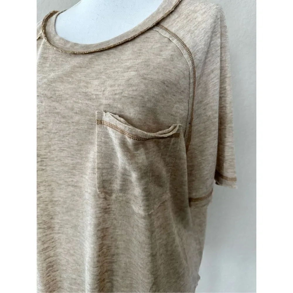 La Miel Front Pocket Inside Out T Shirt - Picture 6 of 9